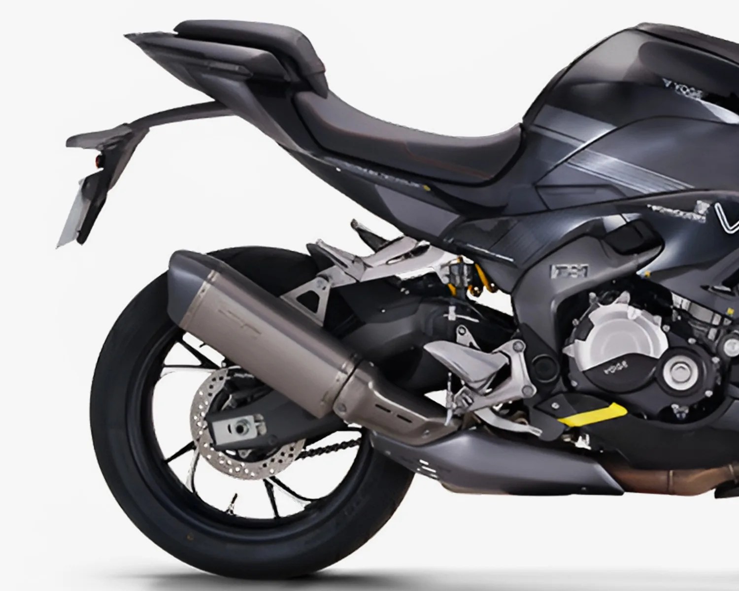 voge rr500s exhaust detail