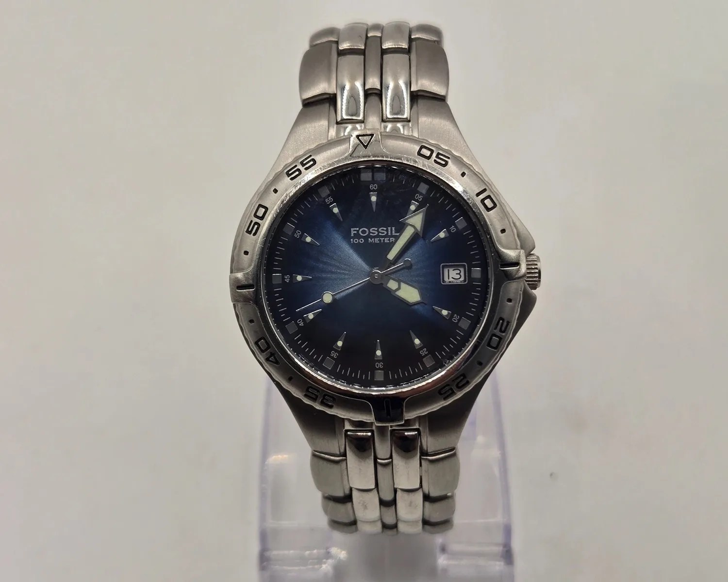 a vintage fossil watch