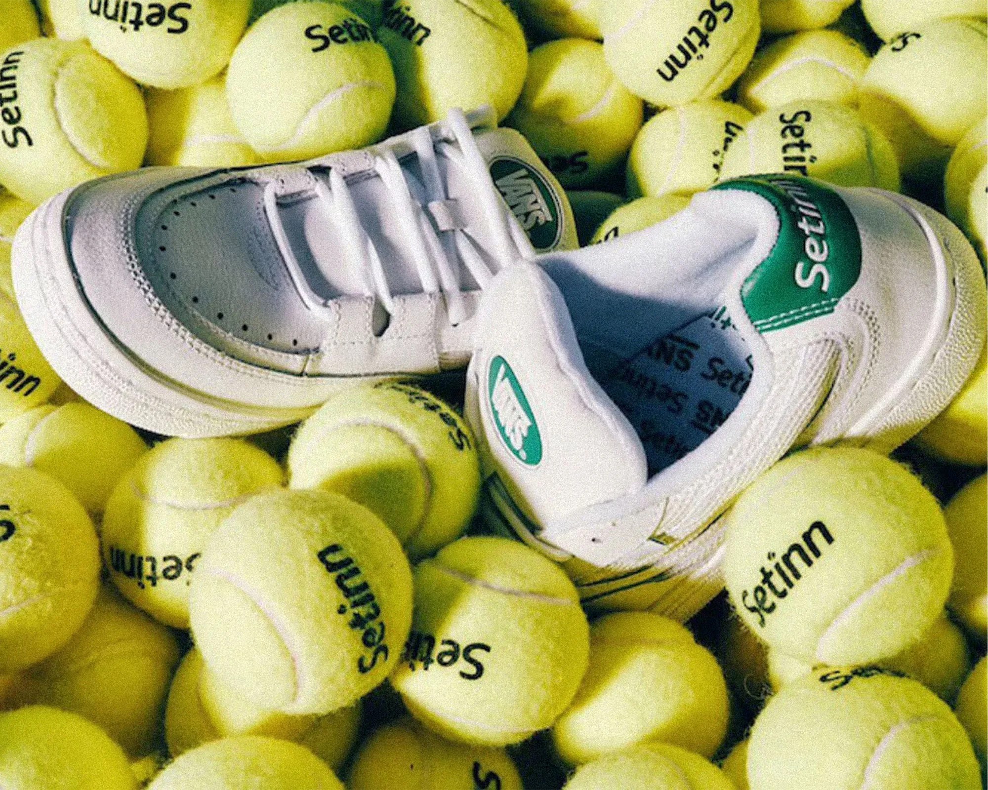 Vans x Setinn Capsule Collection sneakers in tennis balls