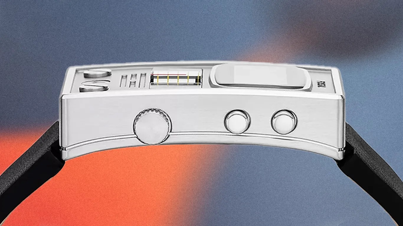 a side view of a fossil watch