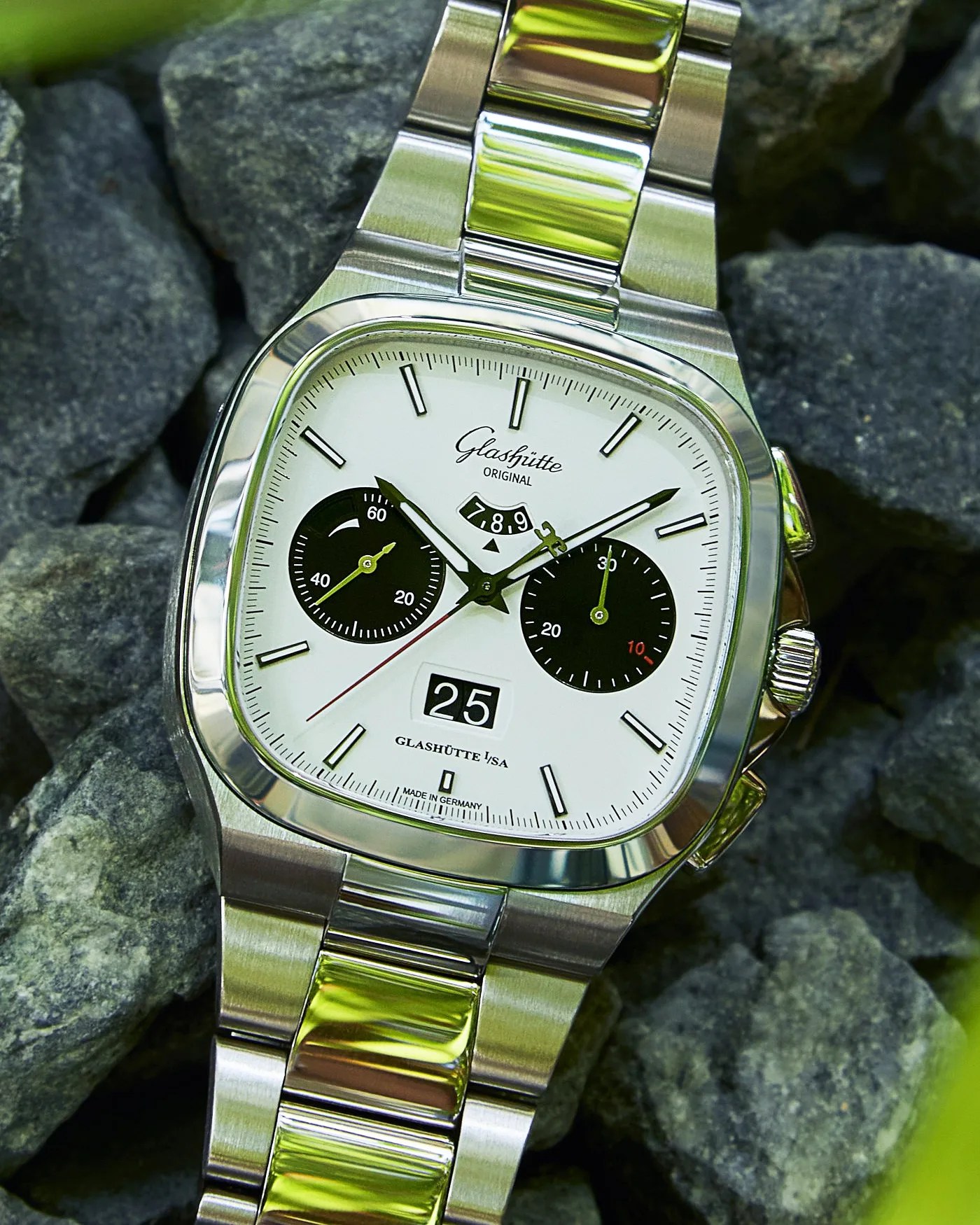 a Glashütte chronograph watch