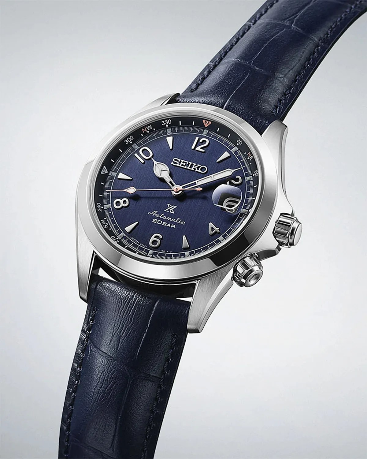 a Seiko Alpinist field watch