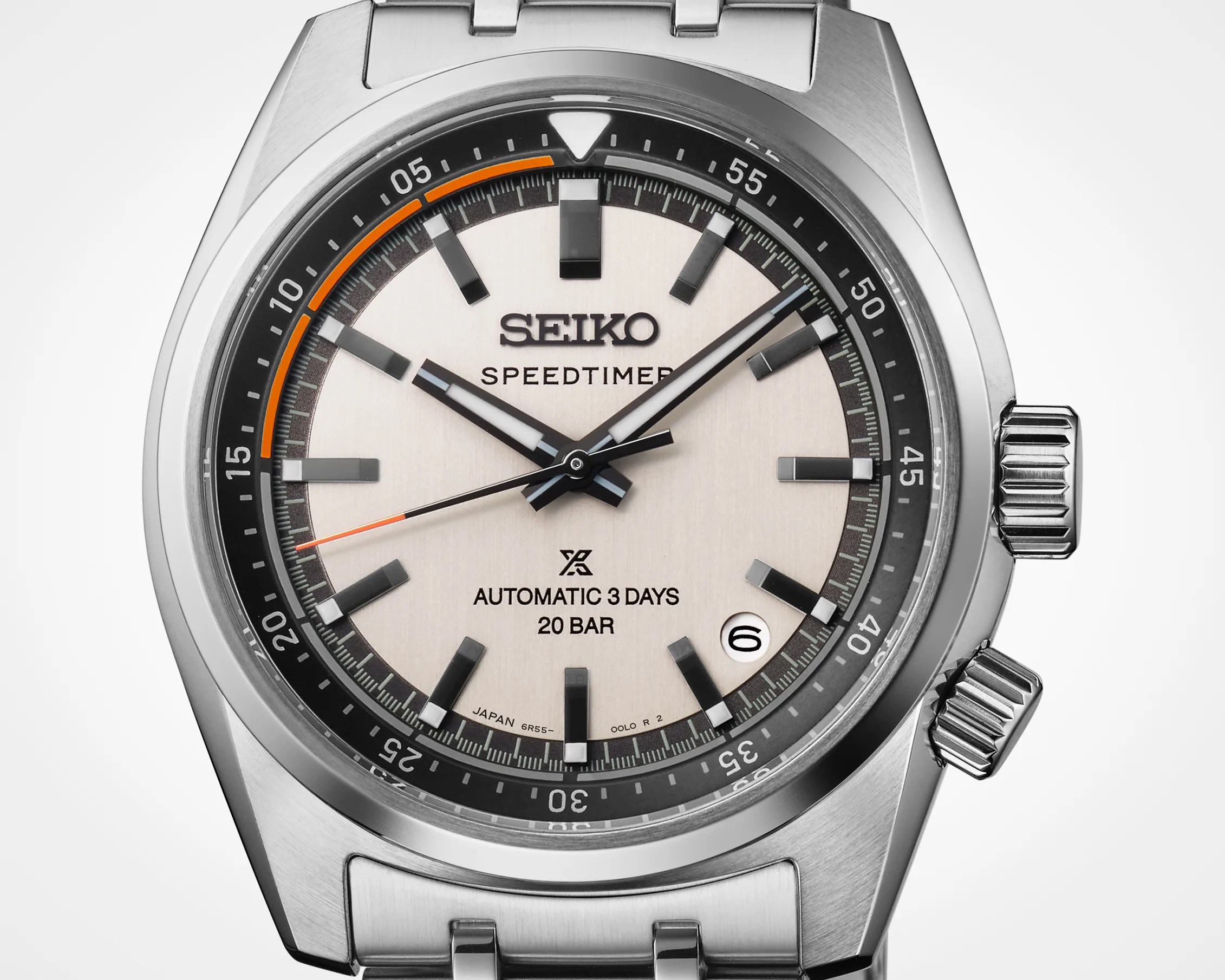 the dial of a seiko watch